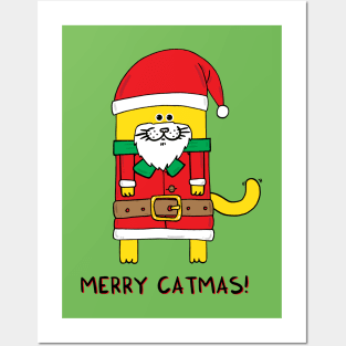 Merry Catmas Posters and Art